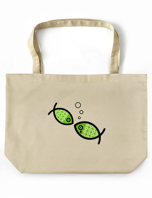 Creation Care Tote, Beige, Large