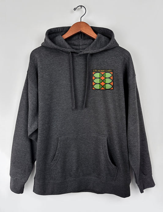 Creation Care Unisex Hoodie, Dk. Heather Gray