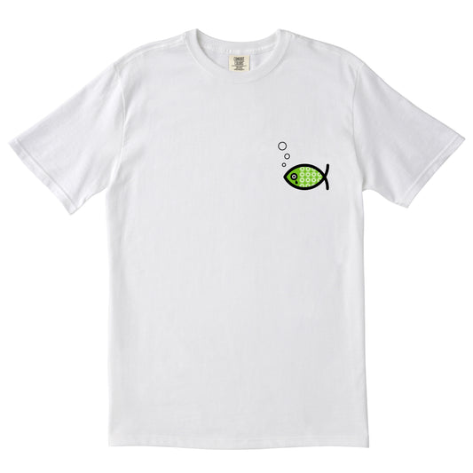 Creation Care, Fish Unisex Tee, White