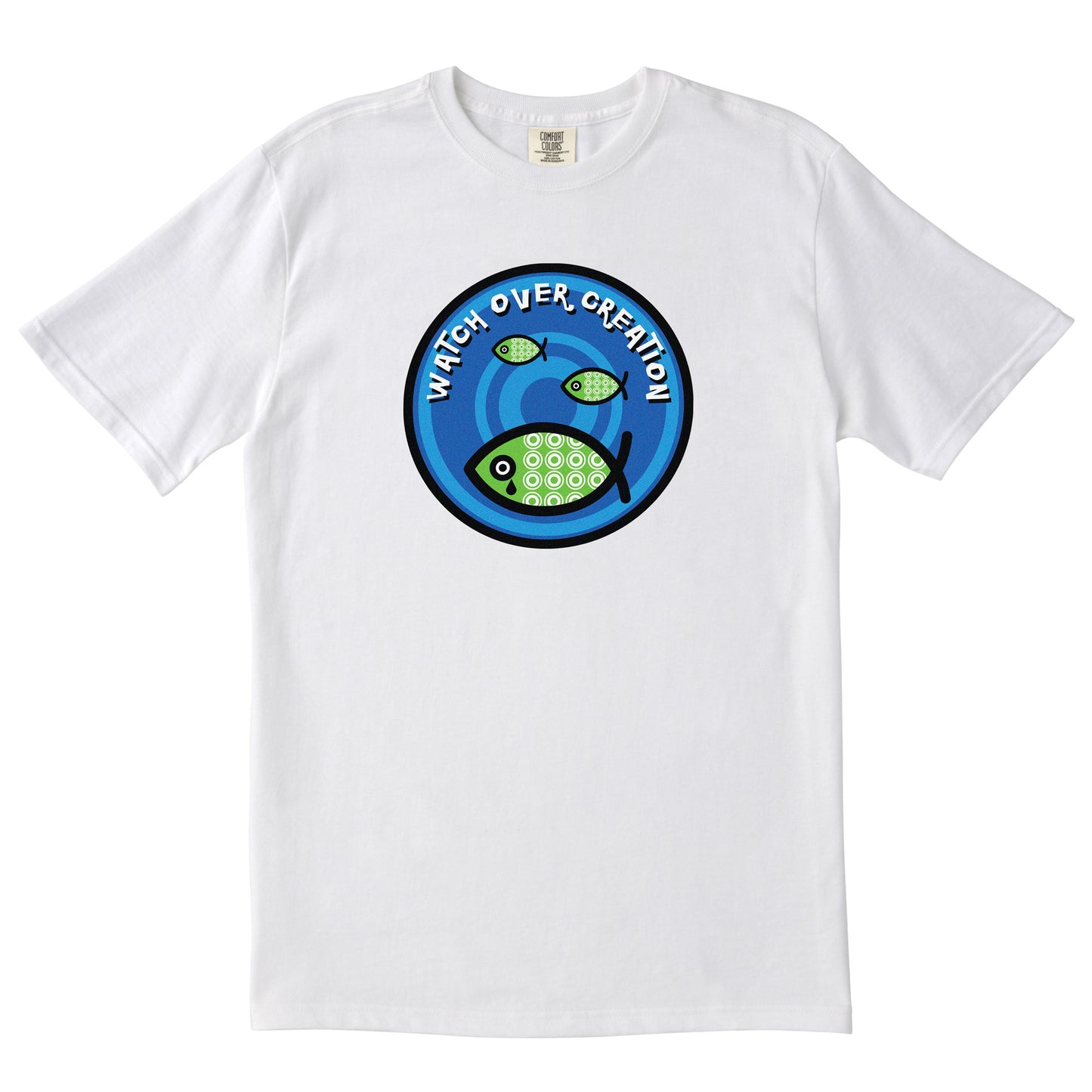 Watch Over Creation Unisex Tee, White