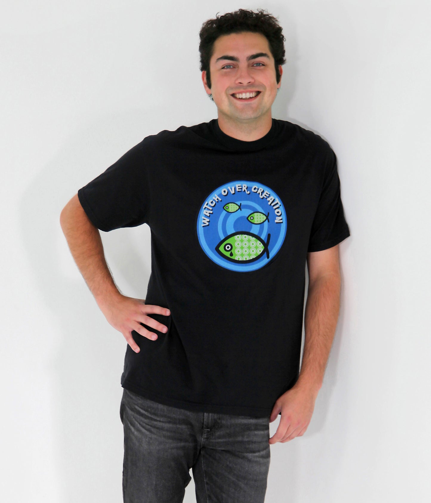 Watch Over Creation Unisex Tee, Black