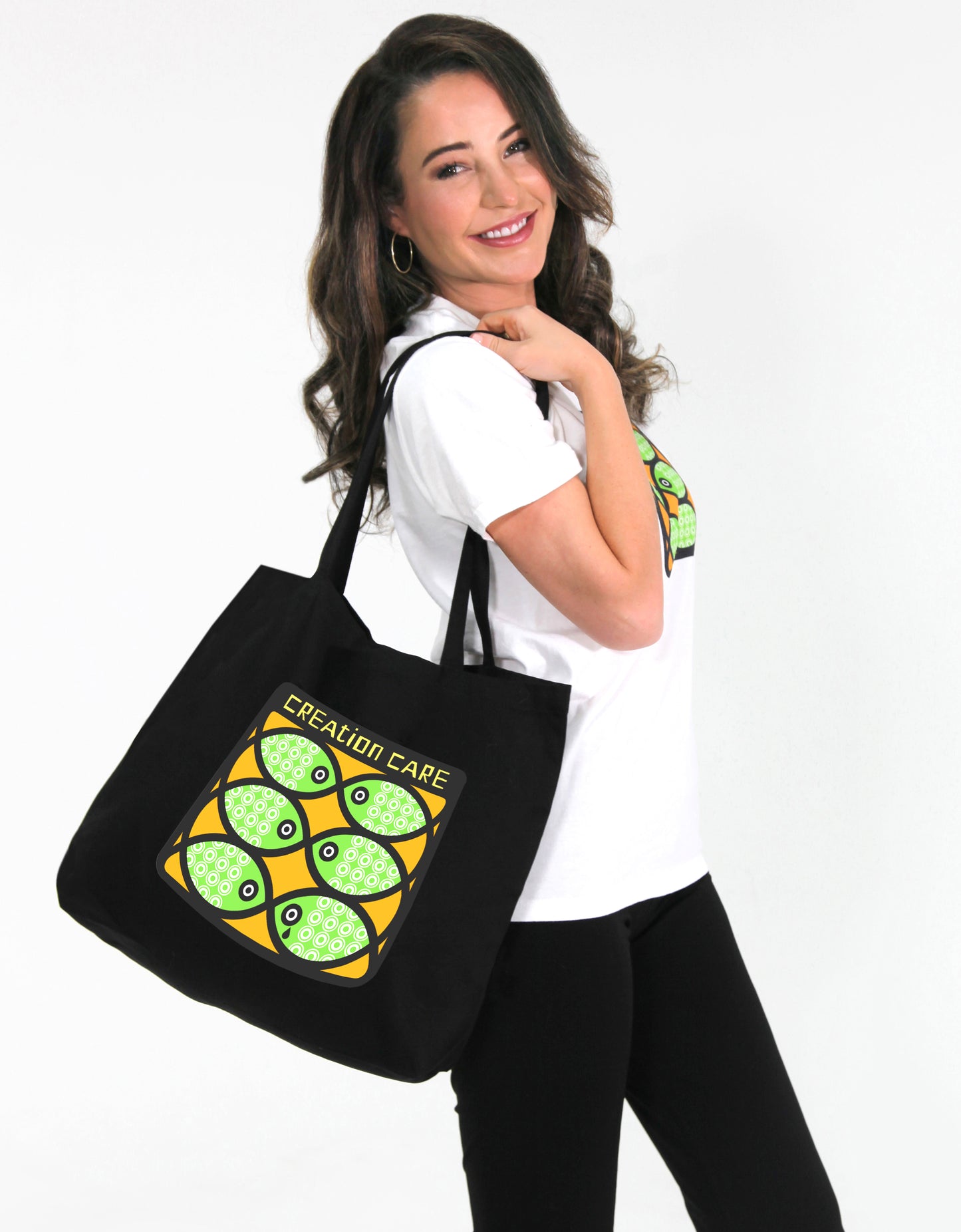 Creation Care Tote, Black, Large