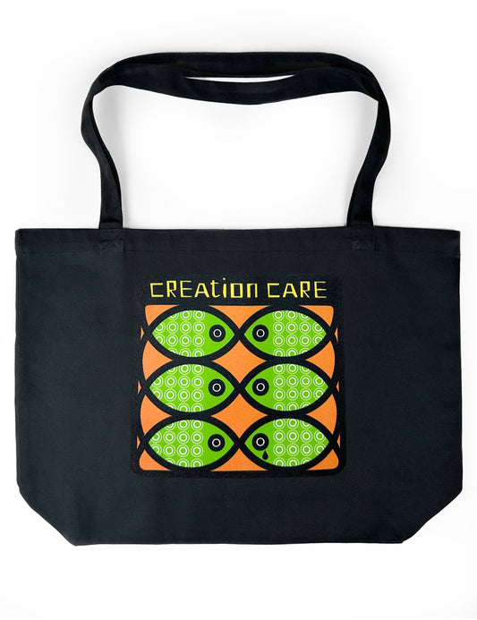 Creation Care Tote, Black, Large