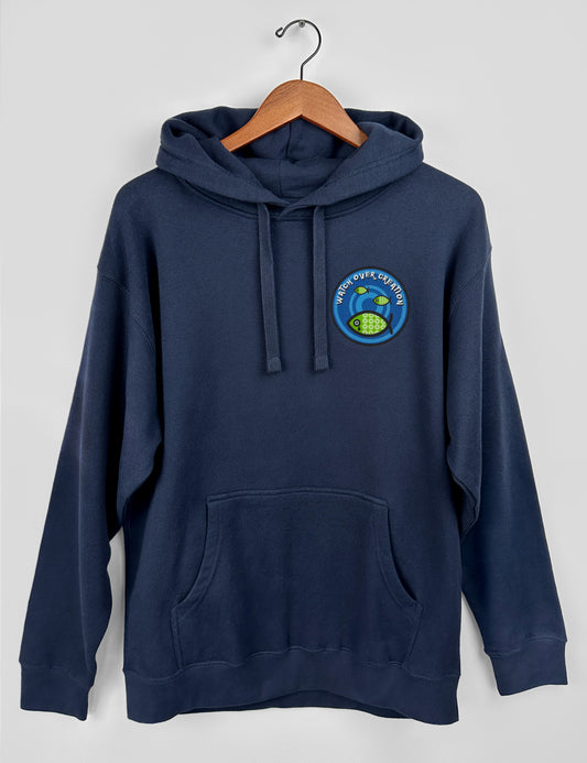 Watch Over Creation Unisex Hoodie, French Navy